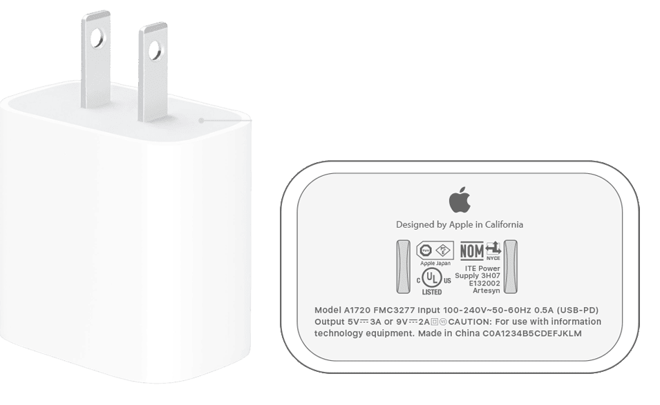 18W USB-C 전원 어댑터